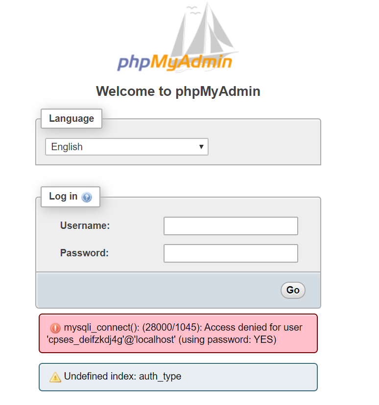 Error 1045 access denied for user. PHPMYADMIN. Access login. PHPMYADMIN HOSTNAME, username, password and database. Как зайти на страницу входа в PHPMYADMIN через MAMP.
