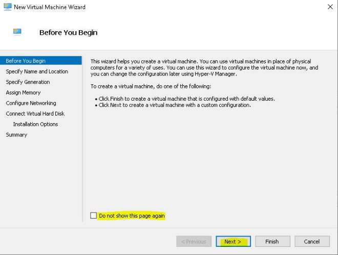 Step by step process to create your first VM in Hyper-V – Part I ...